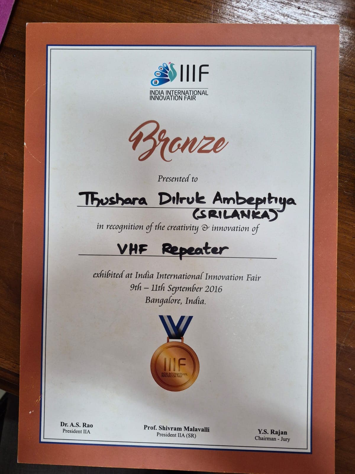 2013 CEB Bronze Award Certificate