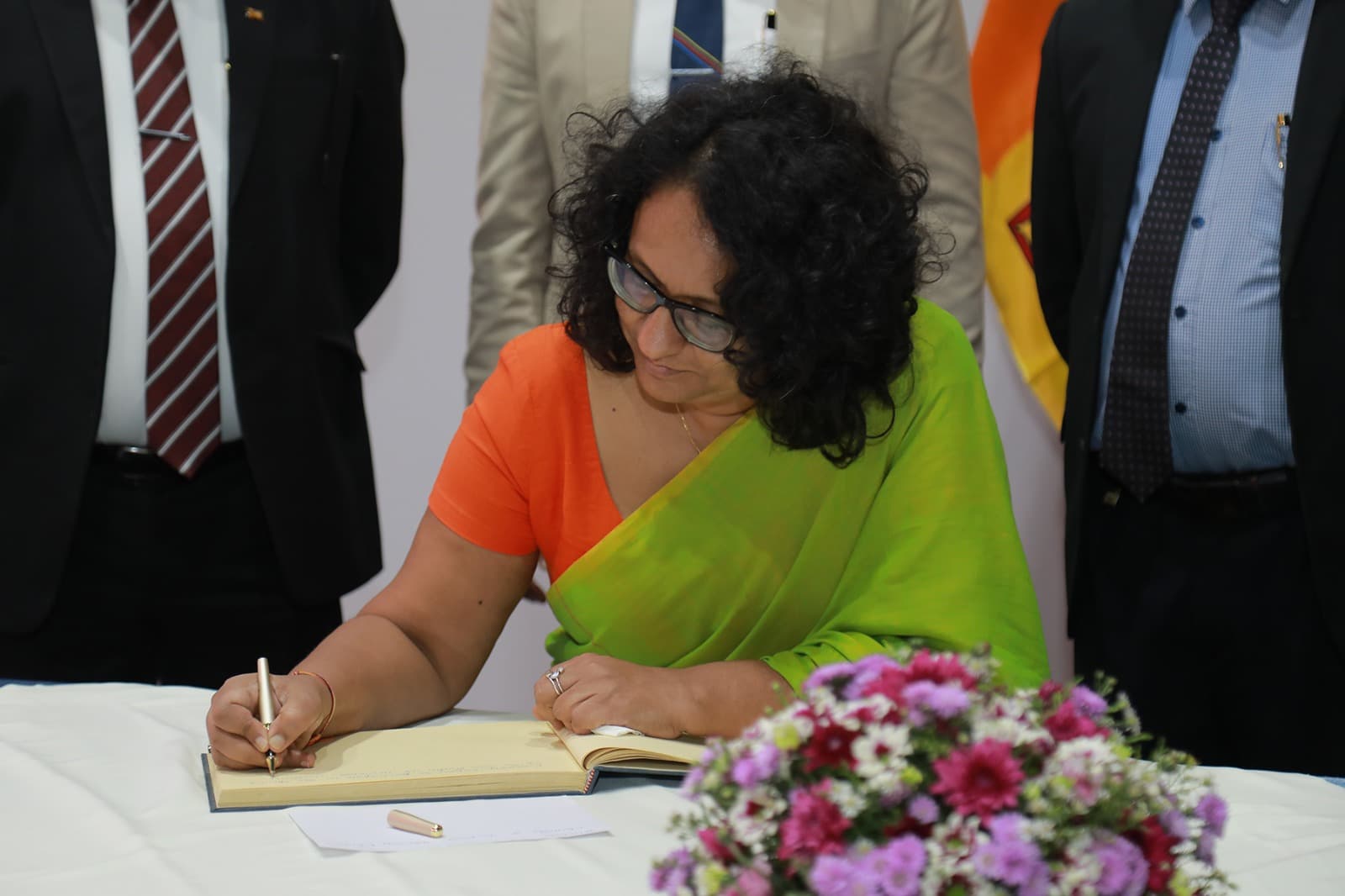 Ceremonial Record Signing 1