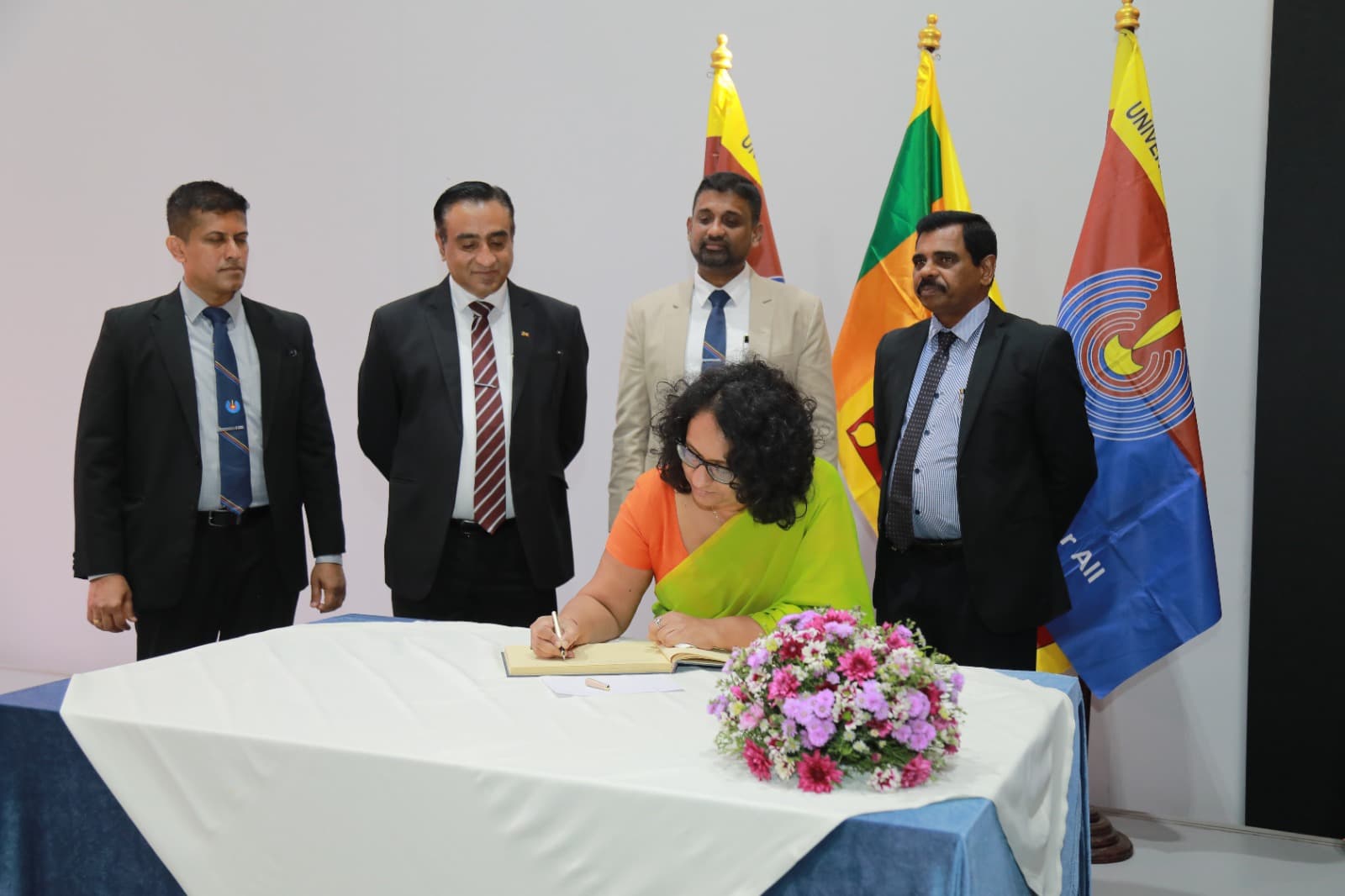 Ceremonial Record Signing