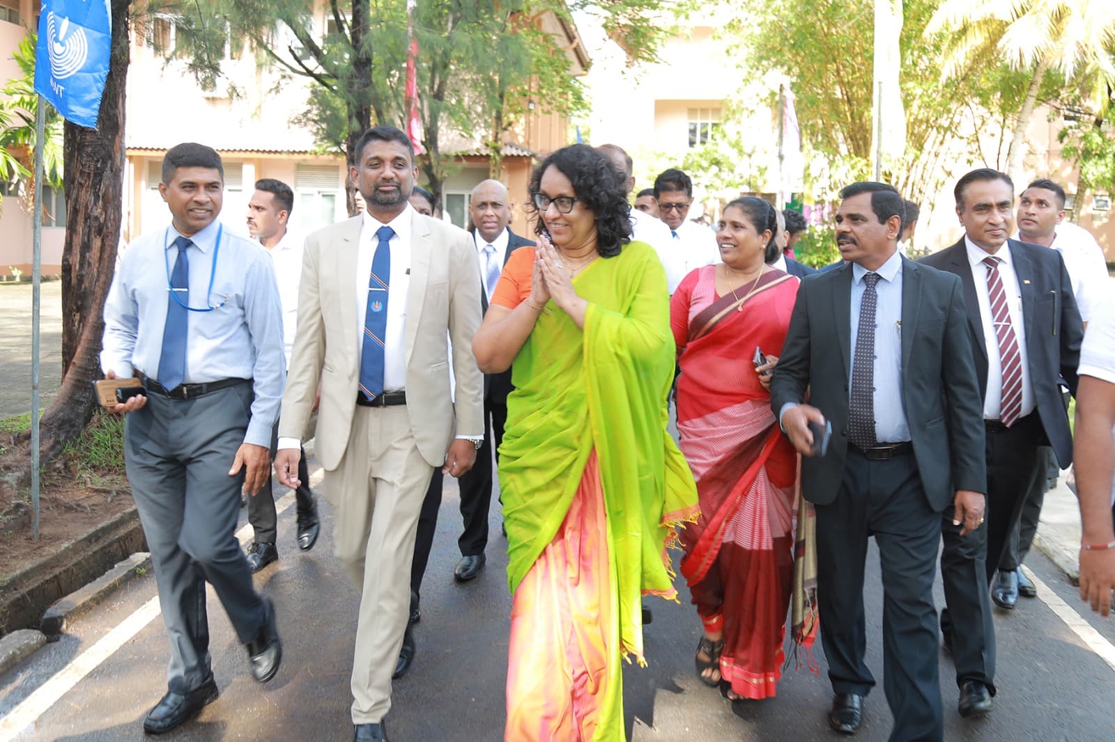 Prime Minister and Minister Accompanied by Vice Chancellor to HD Studio Opening