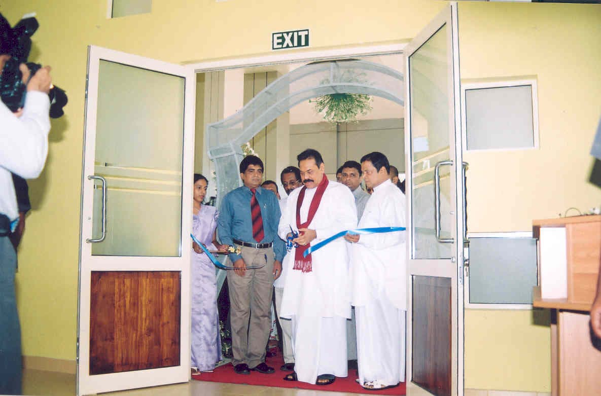 Ribbon-Cutting Ceremony at Entrance